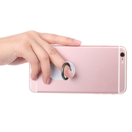 Universal Phone Adhesive Metal Plate 360 Degree Rotation Stand Finger Grip Ring Holder(White)-garmade.com