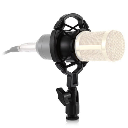 Plastic Microphone Shock Mount Holder Stand, for Studio Recording, Live Broadcast, Live Show, KTV, etc.-garmade.com