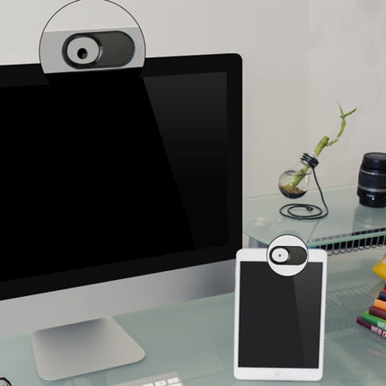 Universal Ultra-thin Design WebCam Shutter Slider Camera Cover Privacy Sticker, For Laptop, iPad, PC, Tablet, Cell Phones-garmade.com