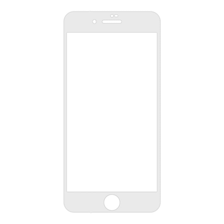 Anti-scratch 9H Full Screen HD Tempered Glass Film for iPhone 8 Plus & 7 Plus(White)-garmade.com