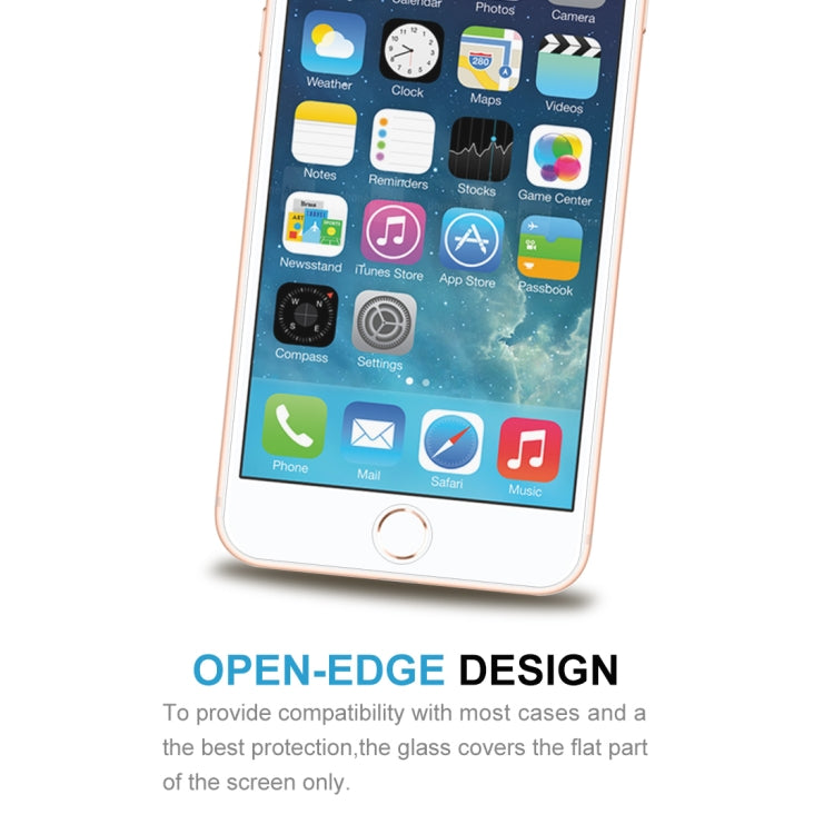 Anti-scratch 9H Full Screen HD Tempered Glass Film for iPhone 8 Plus & 7 Plus(White)-garmade.com