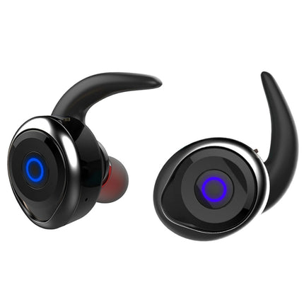 AWEI T1 Sports Headset IPX4 Waterproof Wireless Bluetooth V4.2 Stereo Earphone, Support TWS(Black)-garmade.com