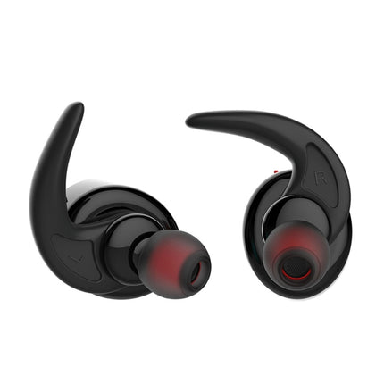 AWEI T1 Sports Headset IPX4 Waterproof Wireless Bluetooth V4.2 Stereo Earphone, Support TWS(Black)-garmade.com