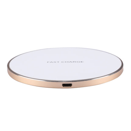 Q21 Fast Charging Wireless Charger Station with Indicator Light(Gold)-garmade.com