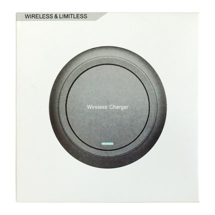 Q18 Fast Charging Qi Wireless Charger Station with Indicator Light(Black)-garmade.com