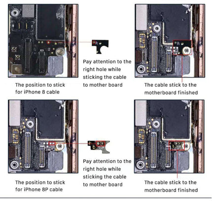 New Design Home Button (2 nd ) with Flex Cable for iPhone 8 Plus / 7 Plus / 8 / 7(Silver)-garmade.com