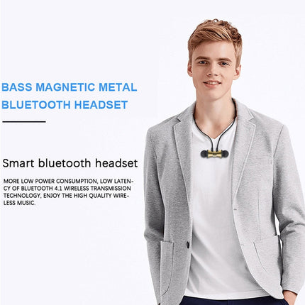 XT11 Magnetic In-Ear Wireless Bluetooth V4.2 Earphones(Gold)-garmade.com