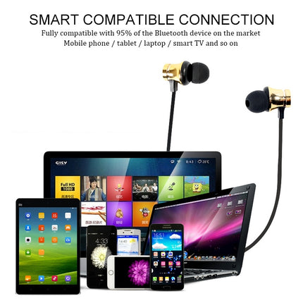 XT11 Magnetic In-Ear Wireless Bluetooth V4.2 Earphones(Tarnish)-garmade.com