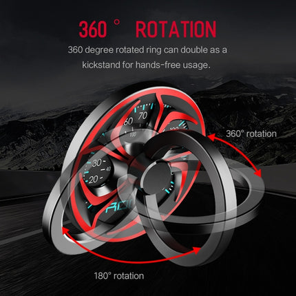ROCK 360 Degree Rotation Finger Spinner Ring Holder(Red)-garmade.com