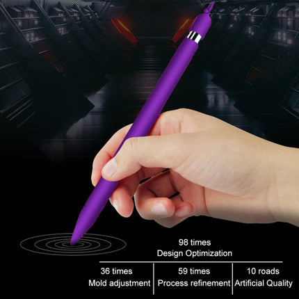 Apple Pen Cover Anti-lost Protective Cover for Apple Pencil (Purple)-garmade.com