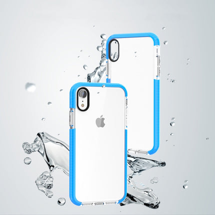 Highly Transparent Soft TPU Case for iPhone X / XS(Blue)-garmade.com