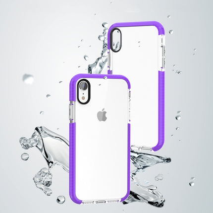 Highly Transparent Soft TPU Case for iPhone X / XS(Purple)-garmade.com