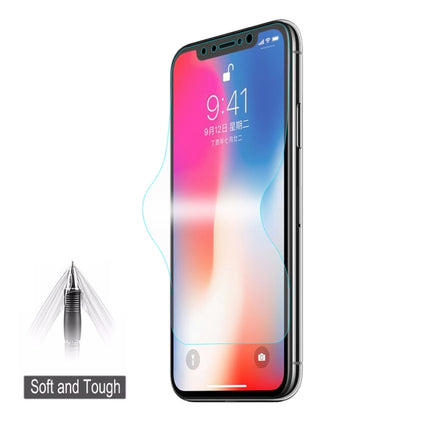 ENKAY Hat-Prince 0.1mm 3D Full Screen Protector Explosion-proof Hydrogel Film for iPhone XS, TPU+TPE+PET Material-garmade.com