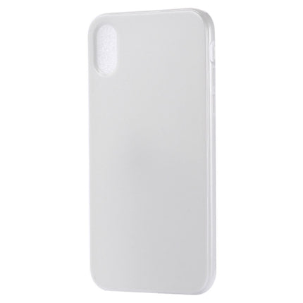 Candy Color TPU Case for iPhone X / XS(White)-garmade.com
