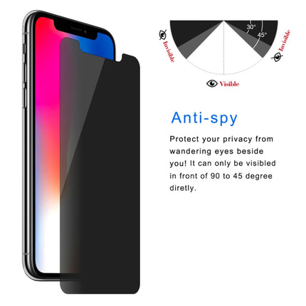 ENKAY Hat-Prince 0.26mm 9H 2.5D Privacy Anti-glare Tempered Glass Film for iPhone XS Max-garmade.com