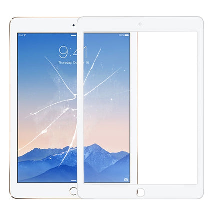 Front Screen Outer Glass Lens for iPad Air 2 / A1567 / A1566 (White)-garmade.com