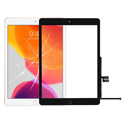 Touch Panel with Home Button for iPad 10.2 (2019) / 10.2 (2020) A2197 A2198 A2270 A2428 A2429 A2430 (Black)-garmade.com