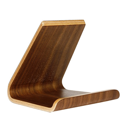 SamDi Artistic Wood Grain Walnut Desktop Holder Stand DOCK Cradle, For Xiaomi, iPhone, Samsung, HTC, LG, iPad and other Tablets(Coffee)-garmade.com