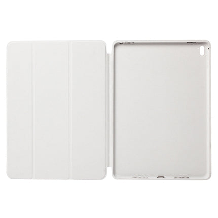 Horizontal Flip Solid Color Leather Case for iPad Pro 11 inch (2018), with Three-folding Holder & Wake-up / Sleep Function (White)-garmade.com