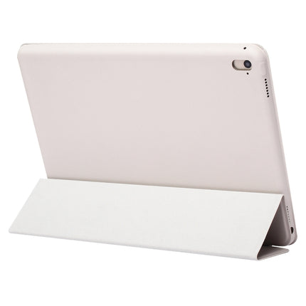 Horizontal Flip Solid Color Leather Case for iPad Pro 11 inch (2018), with Three-folding Holder & Wake-up / Sleep Function (White)-garmade.com