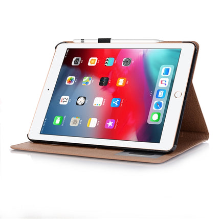 Retro Book Style Horizontal Flip PU Leather Case for iPad Pro 12.9 inch (2018), with Holder & Card Slots & Wallet (Brown)-garmade.com