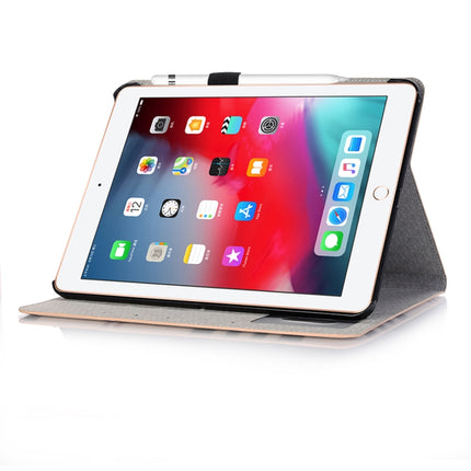 Plaid Texture Horizontal Flip PU Leather Case for iPad Pro 12.9 inch (2018), with Holder & Card Slots & Wallet (White)-garmade.com
