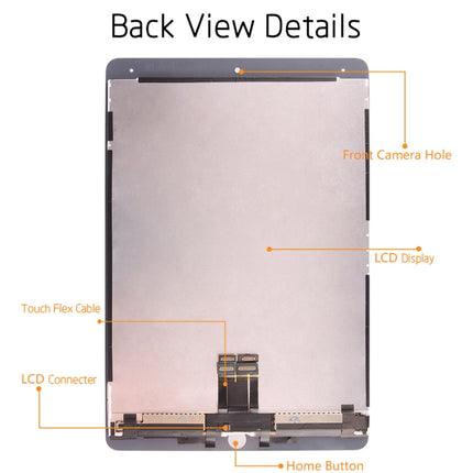 LCD Screen and Digitizer Full Assembly for iPad Pro 10.5 inch A1709 A1701(Black)-garmade.com