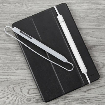 Apple Pencil Shockproof Soft Silicone Protective Cap Holder Sleeve Pouch Cover for iPad Pro 9.7 / 10.5 / 11 / 12.9 Pencil Accessories (Black)-garmade.com