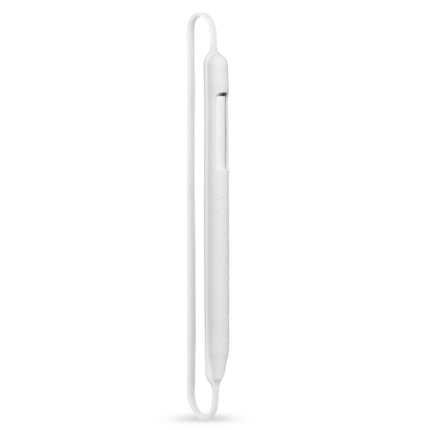Apple Pencil Shockproof Soft Silicone Protective Cap Holder Sleeve Pouch Cover for iPad Pro 9.7 / 10.5 / 11 / 12.9 Pencil Accessories (White)-garmade.com