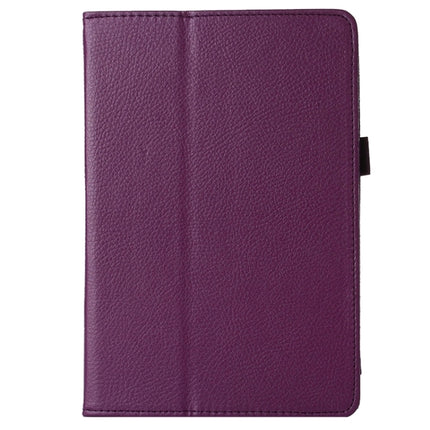 Litchi Texture Horizontal Flip PU Leather Protective Case with Holder for iPad Mini 2019 (Purple)-garmade.com