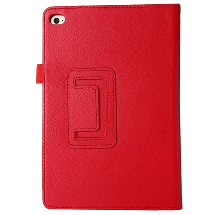Litchi Texture Horizontal Flip PU Leather Protective Case with Holder for iPad Mini 2019 (Red)-garmade.com