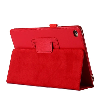 Litchi Texture Horizontal Flip PU Leather Protective Case with Holder for iPad Mini 2019 (Red)-garmade.com