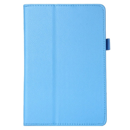 Litchi Texture Horizontal Flip PU Leather Protective Case with Holder for iPad Mini 2019 (Baby Blue)-garmade.com