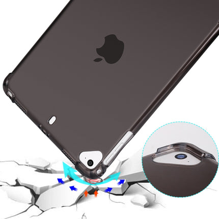 Highly Transparent TPU Full Thicken Corners Shockproof Protective Case for iPad mini 5 / 4 / 3 / 2 / 1 (Black)-garmade.com