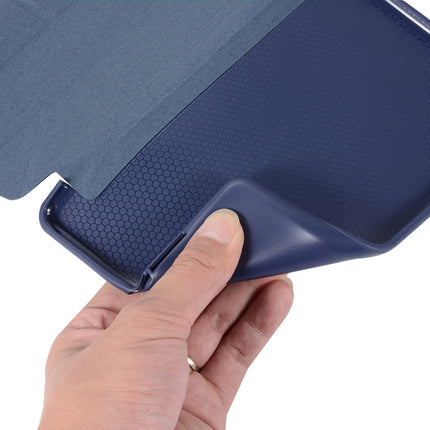 Honeycomb TPU Bottom Case Horizontal Deformation Flip Leather Case for iPad Mini 2019，with Holder (Gold)-garmade.com