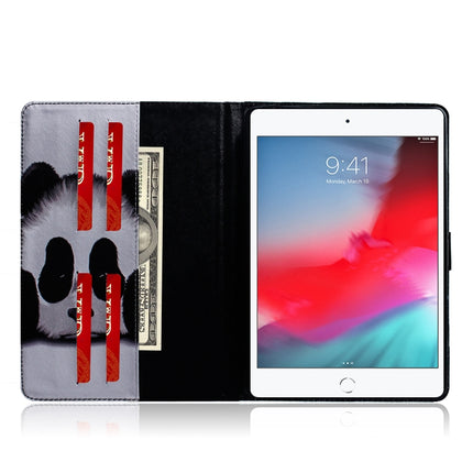 Panda Pattern Horizontal Flip Leather Case for iPad Mini (2019) / 4 / 3 / 2 / 1, with Holder & Card Slot & Wallet-garmade.com