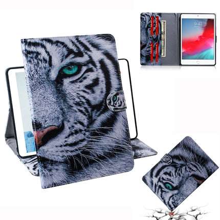 Tiger Pattern Horizontal Flip Leather Case for iPad Mini (2019) / 4 / 3 / 2 / 1, with Holder & Card Slot & Wallet-garmade.com