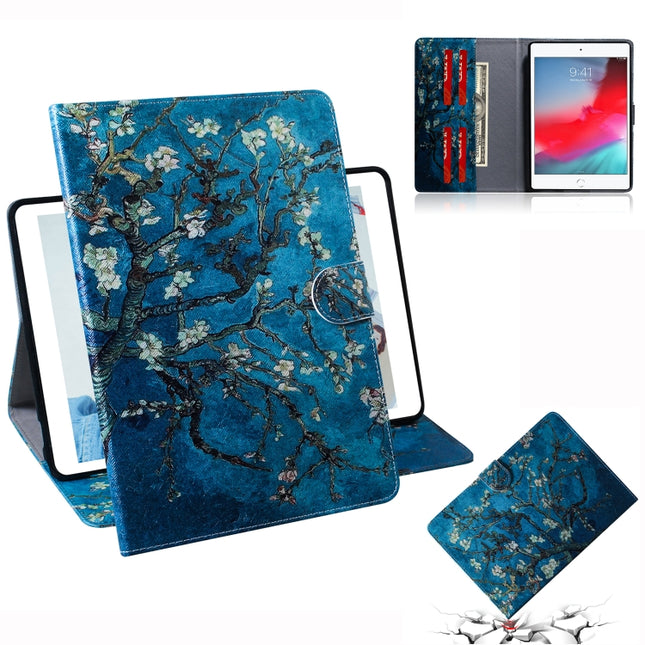 Apricot Blossom Pattern Horizontal Flip Leather Case for iPad Mini (2019) / 4 / 3 / 2 / 1, with Holder & Card Slot & Wallet-garmade.com