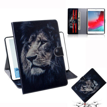 Lion Pattern Horizontal Flip Leather Case for iPad Mini (2019) / 4 / 3 / 2 / 1, with Holder & Card Slot & Wallet-garmade.com