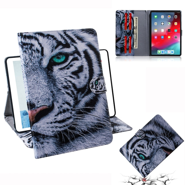 Tiger Pattern Horizontal Flip Leather Case for iPad Pro 11 inch (2018), with Holder & Card Slot & Wallet-garmade.com