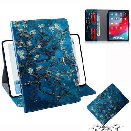 Apricot Blossom Pattern Horizontal Flip Leather Case for iPad Pro 11 inch (2018), with Holder & Card Slot & Wallet-garmade.com