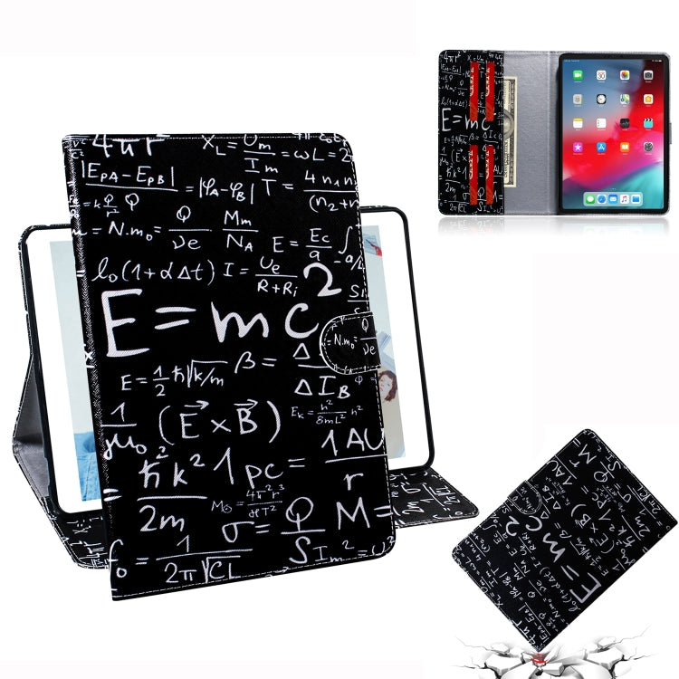 Formula Pattern Horizontal Flip Leather Case for iPad Pro 11 inch (2018), with Holder & Card Slot & Wallet-garmade.com