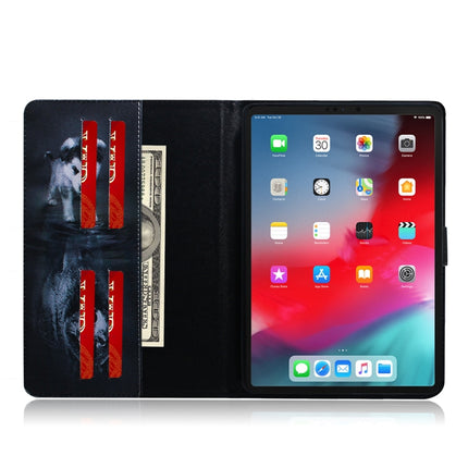Wolf and Dog Pattern Horizontal Flip Leather Case for iPad Pro 11 inch (2018), with Holder & Card Slot & Wallet-garmade.com