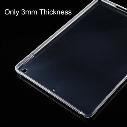 For iPad 10.2 2021 / 2020 / 2019 3mm HD Transparent TPU Soft Protective Case(Transparent)-garmade.com