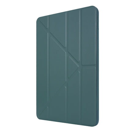 For iPad Pro 11 (2020) TPU Horizontal Deformation Flip Leather Tablet Case with Holder (Dark Green)-garmade.com