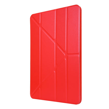 For iPad Pro 11 (2020) TPU Horizontal Deformation Flip Leather Tablet Case with Holder (Red)-garmade.com