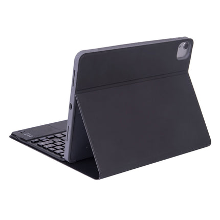 X-11BC Skin Plain Texture Detachable Bluetooth Keyboard Tablet Case for iPad Pro 11 inch 2020 / 2018, with Touchpad & Pen Slot(Black)-garmade.com