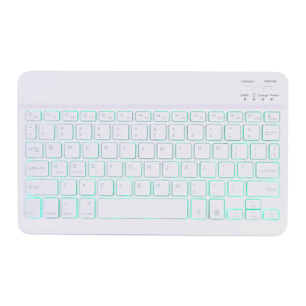 X-11BS Skin Plain Texture Detachable Bluetooth Keyboard Tablet Case for iPad Pro 11 inch 2020 / 2018, with Pen Slot & Backlight (Pink)-garmade.com