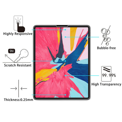 25 PCS 0.26mm 9H Surface Hardness Straight Edge Explosion-proof Tempered Glass Film for iPad Pro 11 2018/2020/2021/2022 / iPad Air 4&5 10.9-garmade.com