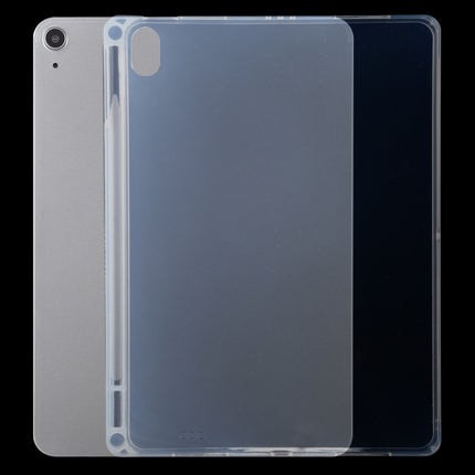 0.75mm Transparent TPU Protective Case with Pen Slot For iPad Air 2022 / 2020 10.9 / iPad Pro 11 2018-garmade.com
